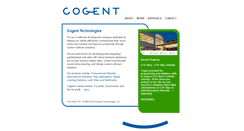 Desktop Screenshot of cogent-technologies.com