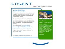 Tablet Screenshot of cogent-technologies.com