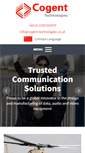 Mobile Screenshot of cogent-technologies.co.uk